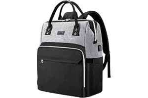 [HOMIEE] リュック レディース 旅行 大容量 B4対応 バックパック 大人 軽量 ファッション USB充電ポート 15.6インチPC 防水 リュックサック カジュアルバッグ 盗難防止 多機能 ビジネス 通勤 通学 旅行 男女兼用 おしゃれ プ