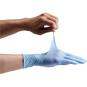ショーワグローブ 【パウダーフリー】No.881 ニトリスト・フィット 100枚入 ブルー LLサイズ 1函