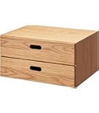 Amazon｜無印良品 スタッキングシェルフ・5段・オーク材 幅42