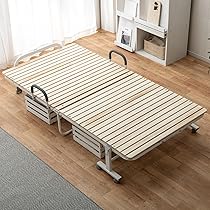 Amazon｜タンスのゲン ベッド シングル 折りたたみベッド すのこ