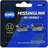 KMC(ケイエムシー) CL555R-N ブラック 11速用ミッシングリンク 2個セット