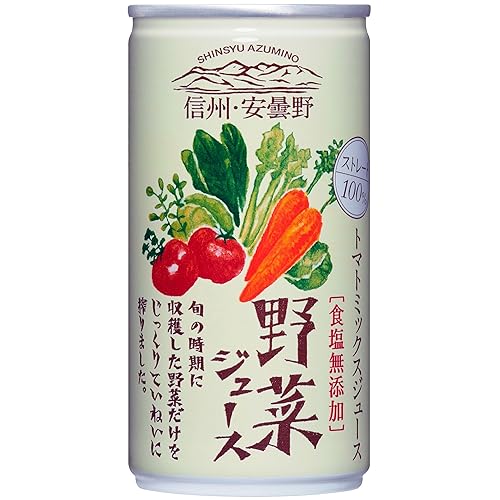 ゴールドパック 信州 安曇野 野菜ジュース ストレート 食塩無添加