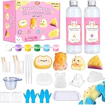 Amazon | スクイーズレジン セット スクイーズ手作りキット ぷにぷに