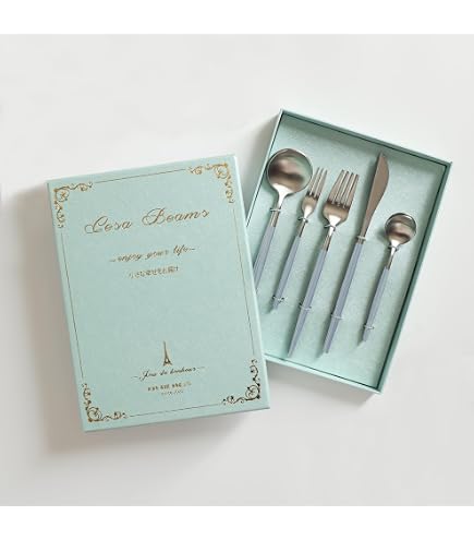 Amazon | サンボネット 24ピース 食器類 「ドリーム」Inox 18/10