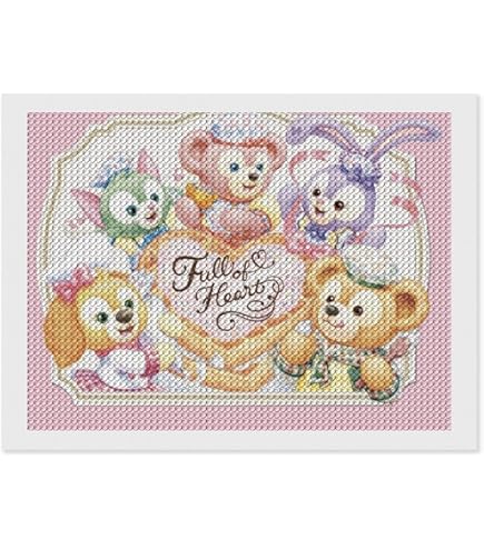 Amazon.co.jp: ダイヤモンドアート ダッフィーフレンズ (1