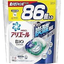 d*y様 アリエールBIO洗濯洗剤 4袋セット Amazon | アリエール ジェルボール4D 洗濯洗剤 部屋干し詰め替え