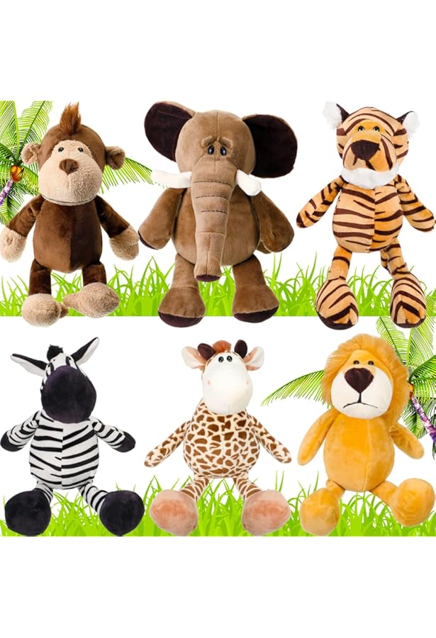 stuffed safari animals