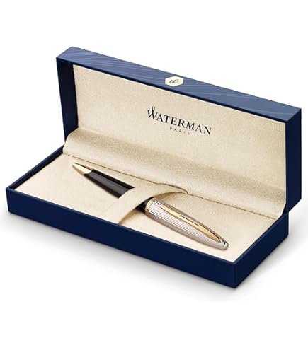 Amazon | Waterman Expert Gold Trim Fountain Pen - Black 万年筆