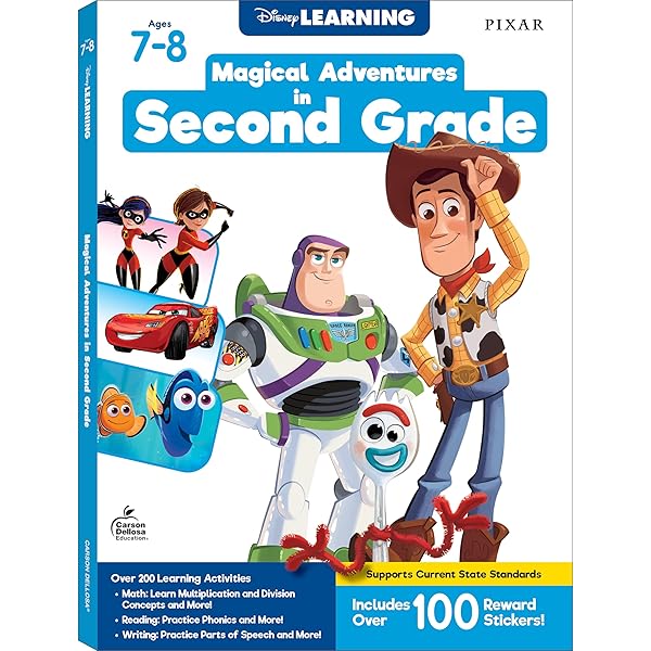 Amazon | Disney Learning Magical Adventures 1st Grade Workbooks