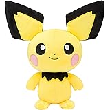 Amazon ポケットモンスター サン ムーン つれてってでっかいぬいぐるみ ピチュー 単品 ぬいぐるみ おもちゃ