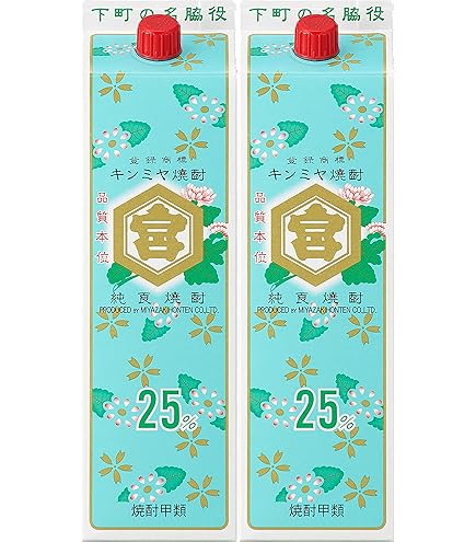焼酎 25% キンミヤ焼酎　金宮　1800ml 6本セット 甲類焼酎 25度 金宮 パック 1800ml 1.8L 6本 2ケース キンミヤ焼酎