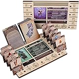 CZYY Gloomhaven/Frosthaven プレイヤーキャラクターダッシュボード HP&XPダイヤルトラッカー2個セット バーチ合板ヒーローオーガナイザー テーブルスペースを節約
