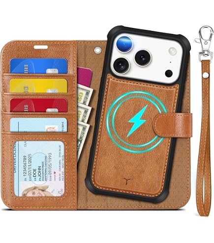 Amazon.co.jp: TUCCH iPhone17Pro 対応 ケース 手帳型 2 in 1 分離式