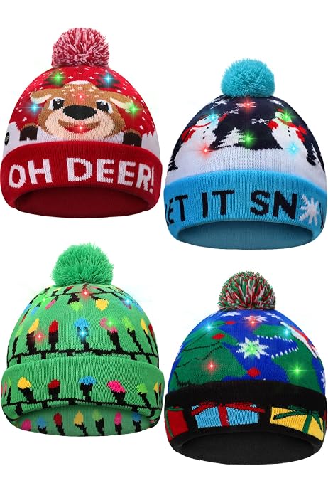 Christmas Hat Ugly Christmas Beanie Hat 