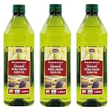 オーガニック エキストラバージン オリーブオイル 【大容量1リットル】 1,000ml 【有機JAS認定・EUオーガニック】Organic Extra Virgin Olive Oil 1,000ml （1L X 3本）