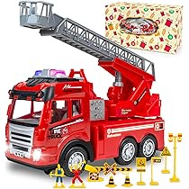 アメリカ型 ハシゴ消防車　電動 / ブリキ　光球商会 アメリカ型 ハシゴ消防車 電動 / ブリキ 光球商会 ブリキ 消防車
