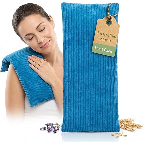 Australian Made Microwave Wheat Bag Heat Pack - Premium WA Sourced Wheat & Natural Lavender - Hot or Cold Pack Therapy for Ne