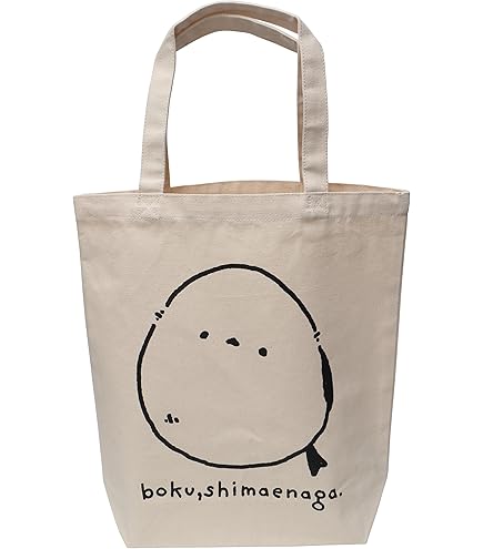 Amazon｜[ぼく、シマエナガ。] ランチバッグ 4L トートバッグ