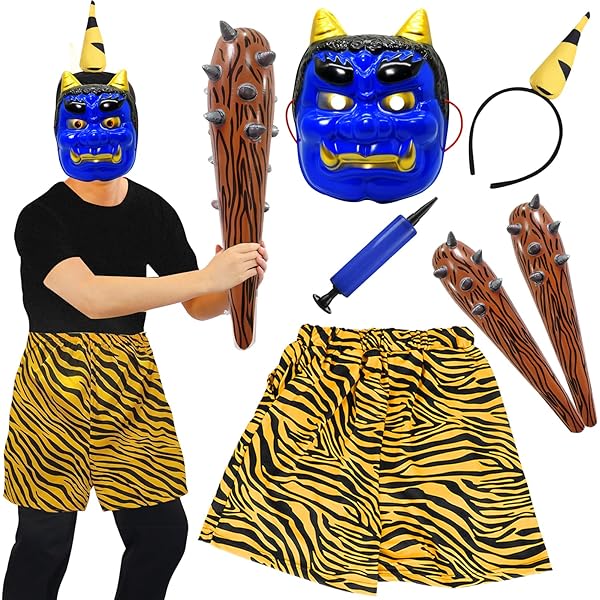 Amazon.co.jp: [TRUE-JP] 節分 子供 コスプレ 鬼のツノカチューシャ