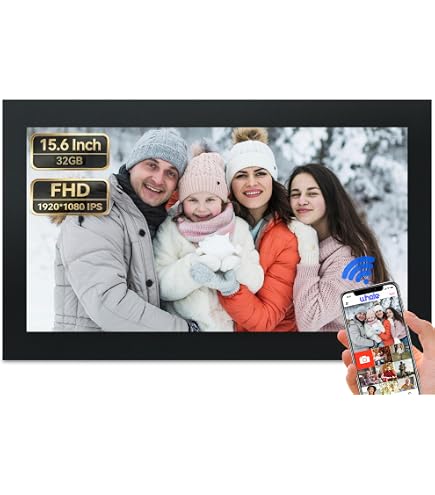 Amazon | SSAWIFIFRAME デジタル写真フレーム 15.6インチ 大型 32GB