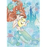 エポック社 108ピース ジグソーパズル ディズニー Arielーcobalt blueー (18.2×25.7cm) 72-001 のり付き ヘラ付き デコレーションパーツ付き EPOCH