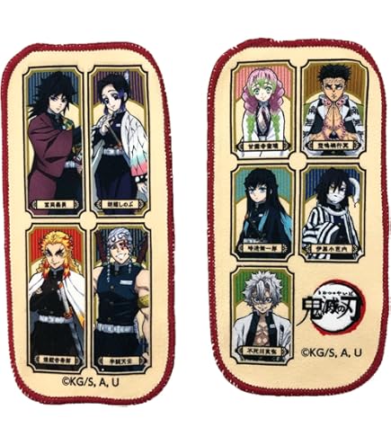 Amazon.co.jp: コスパ 鬼滅の刃 猗窩座の術式展開 ラウンドタオル 約