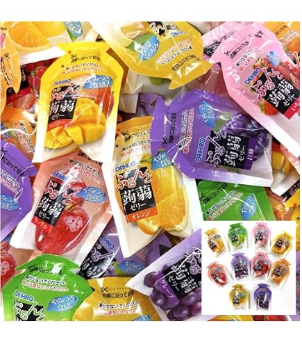Amazon.co.jp: こんにゃくゼリー 詰め合わせセット ぷるんと蒟蒻ゼリー