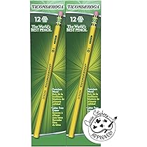 Dixon Ticonderoga Wood Cased 2 Hb Pencils 8 Boxes 96 Pencils Total Yellow 13872 Amazon Com Au