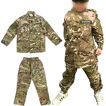 Amazon.co.jp: [アルファレーベル] SHENKEL キッズ 迷彩服 上下セット