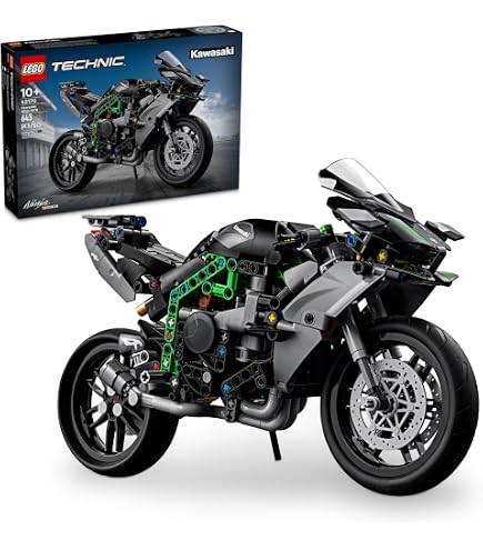 LEGO Technic Motorcycle 42132 Model Building Kit; Give Kids a