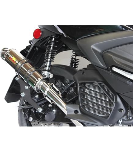 新HMSシグナス グリファスNMAX125 SEG6J SG66J SSB HMS シグナス グリファス バイクマフラー 8BJ-SEJ4J NMAX125