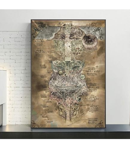 Amazon.co.jp: 地図ポスターと版画アニメ映画メイドインアビス地図