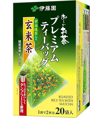 伊藤園 おーいお茶 プレミアムティーバッグ 宇治抹茶入り緑茶 1.8g×20袋