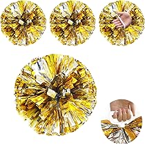 Amazon.co.jp: [alldeblue]チア ポンポン 4個セット 応援グッズ