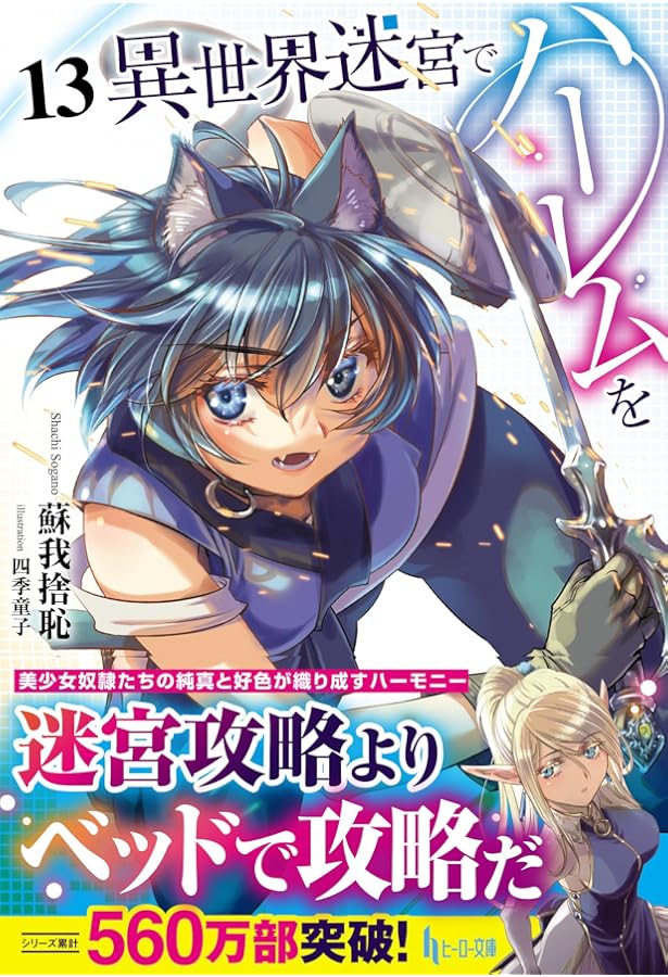 Amazon.co.jp: 異世界迷宮でハーレムを 11 (ヒーロー文庫) : 蘇我捨恥