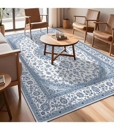 Amazon | Phonzenuo 洗える ラグマット 大判 230×320cm ペルシャ風