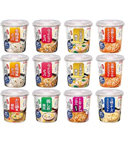 Amazon | 丸美屋 スープdeごはん 6種セット 各1個 (ユッケジャンクッパ