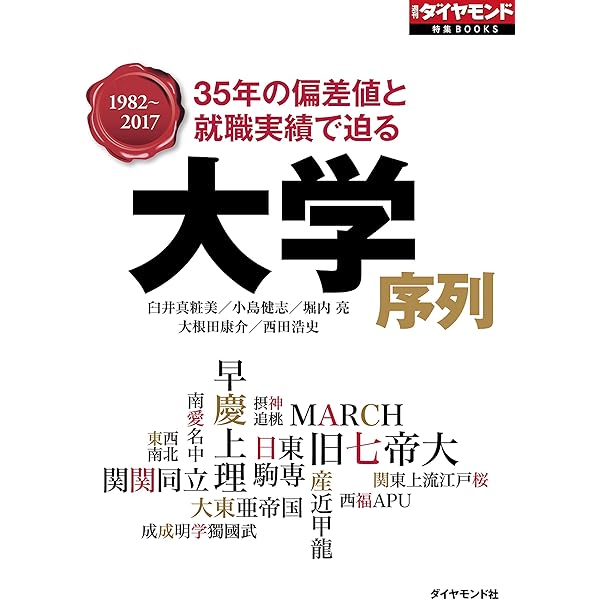 Amazon.co.jp: 大学序列（週刊ダイヤモンド特集BOOKS Vol.355