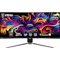 Amazon.co.jp: MSI MAG341CQP QD-OLED、34曲OLEDゲーミングモニター 