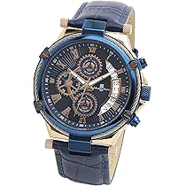 【サルバトーレマーラ】腕時計 ウォッチ ブルー クロノグラフ Amazon.co.jp: ［ Salvatore Marra(サルバトーレマーラ