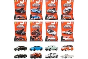 マッチボックス(Matchbox) ムービングパーツ アソート 乗り物おもちゃ ミニカー 8台入り BOX販売 3歳から マルチ FWD28-989K