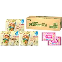 Amazon.co.jp: 【旧品】明治ほほえみ らくらくミルク200ml×6缶×3 景品 
