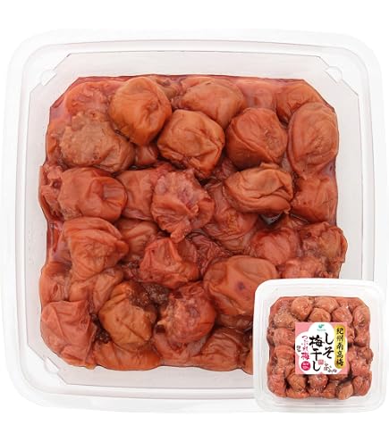 Amazon | すこし訳あり 紀州南高梅 しそ梅 1kg 梅干し うめ ウメ 梅