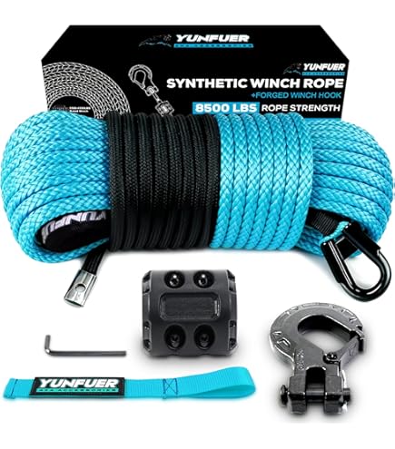 Fieryred 12V 13000LBS Electric Winch Synthetic Rope | Go Prepared 4x4 And Camping - View #11
