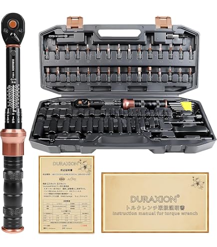 Amazon | DURAXION 3/4インチ トルクレンチ セット 2点組 レッドト