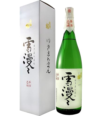 Amazon.co.jp: 出羽桜 大吟醸 雪漫々 限定品 1800ml : 食品・飲料・お酒