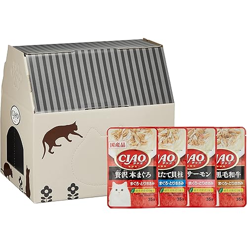 Figaro(フィガロ) CIAOパウチ 贅沢バラエティ 35g×48袋 猫用 ウェットフード