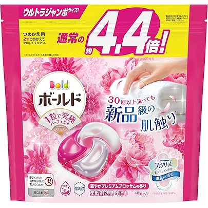 Amazon.co.jp: ボールド 洗濯洗剤 ジェルボール4D プレミアム