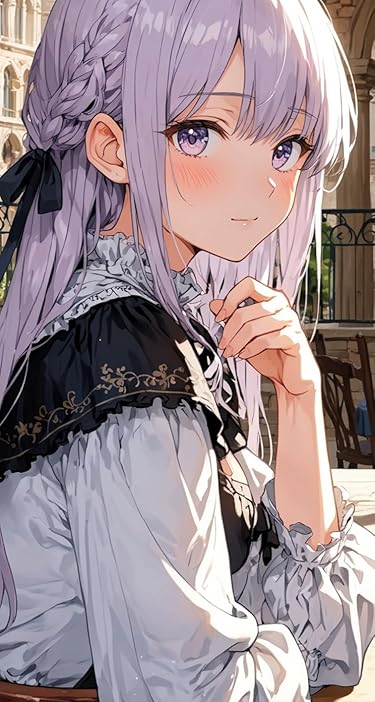 孤高のクーデレ王女がご執心！？オレは王城追放の平民なのに、なぜか二人っきりで逃避行！  iPhone/Androidスマホ壁紙(744×1392)-1 - ティスリ