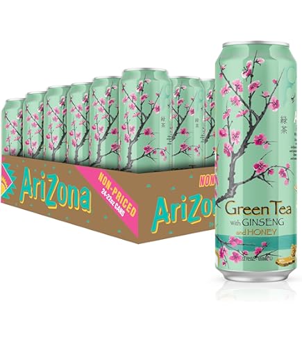 Amazon.co.jp: Arizona Green Tea with Ginseng Sugar Free Iced Tea